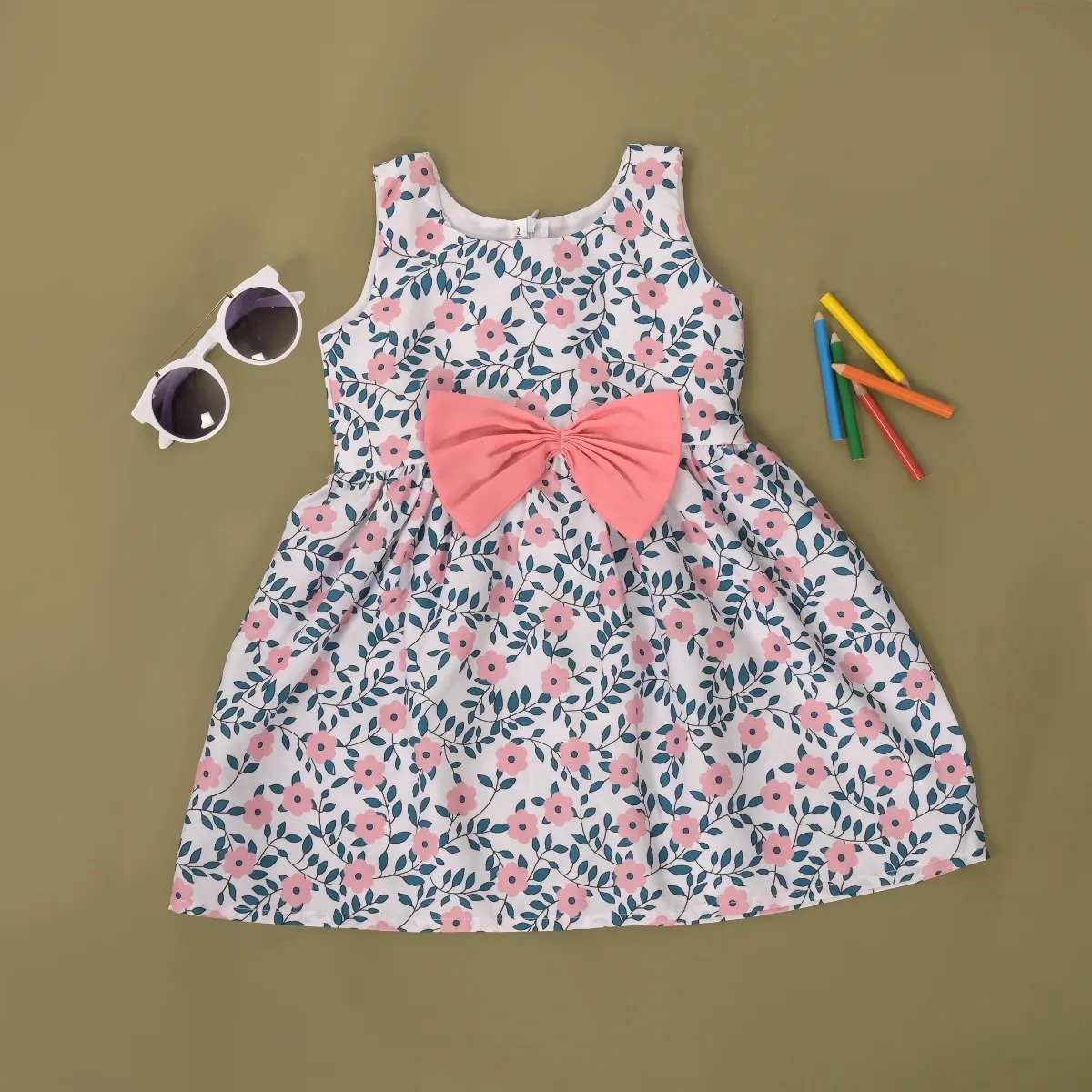 Printed frock design for baby cheap girl